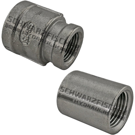 Muffe / Reduziermuffe in Edelstahl 1.4408 von Schwarzfischer Hydraulik