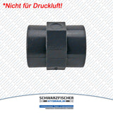 Gewindemuffe / Fittting aus PVC - U Kunststoff von Schwarzfischer Hydraulik