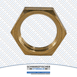 Gegenmutter in Messing von Schwarzfischer Hydraulik