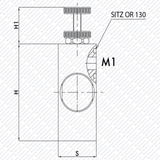 3 - Wege Stromregelventil Mengenteiler für OMS Ölmotor Hydraulikmotor RFP3 von Schwarzfischer Hydraulik