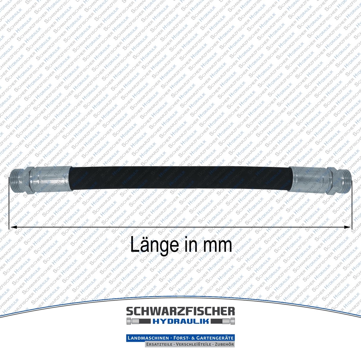 Hydraulikschlauch 2SC DN06 - 08L CEL/CEL M14x1,5 | Längen bis 5000mm von Schwarzfischer Hydraulik