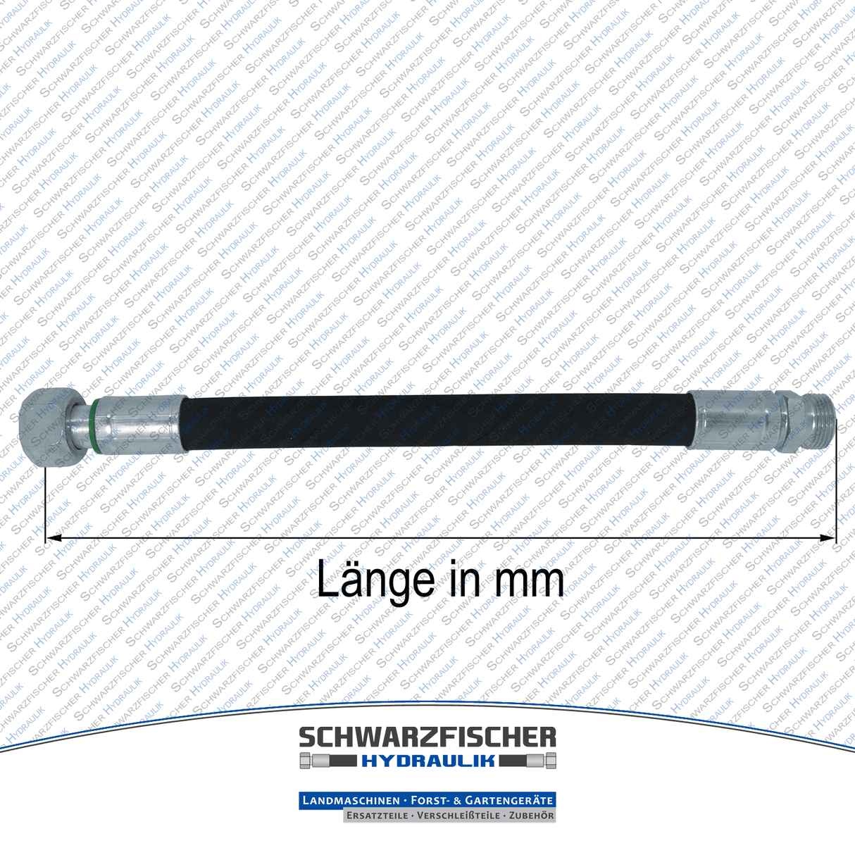 Hydraulikschlauch 2SC DN06 - 08L DKOL/CEL M14x1,5 | Längen bis 5000mm von Schwarzfischer Hydraulik