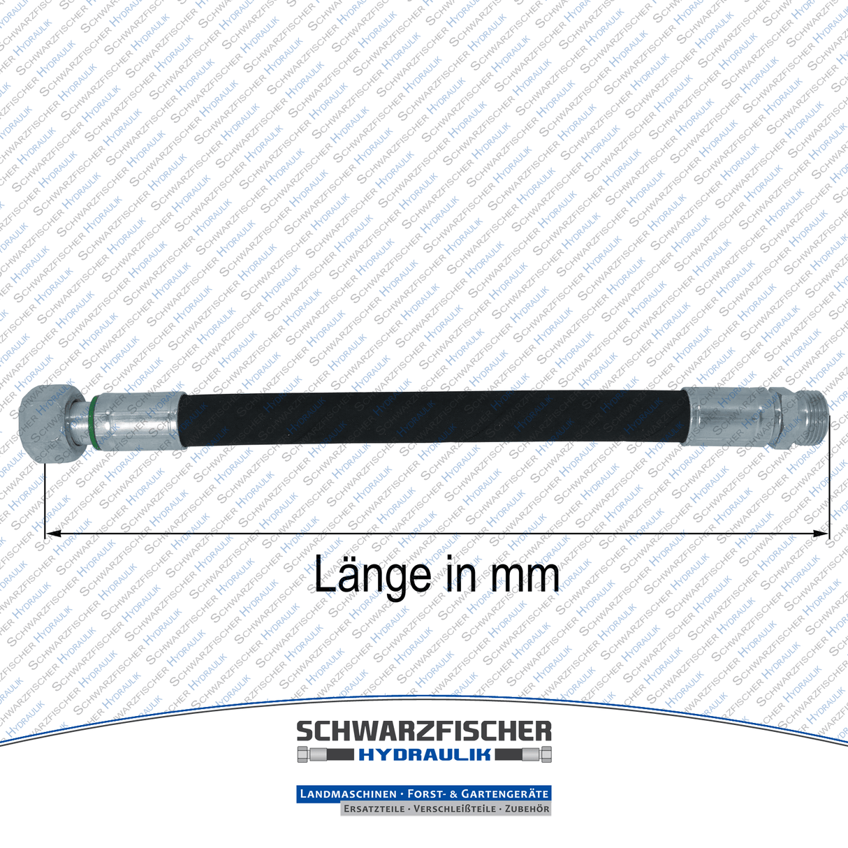 Hydraulikschlauch 2SC DN06 - 10S DKOS/CES M18x1,5 | Längen bis 5000mm von Schwarzfischer Hydraulik