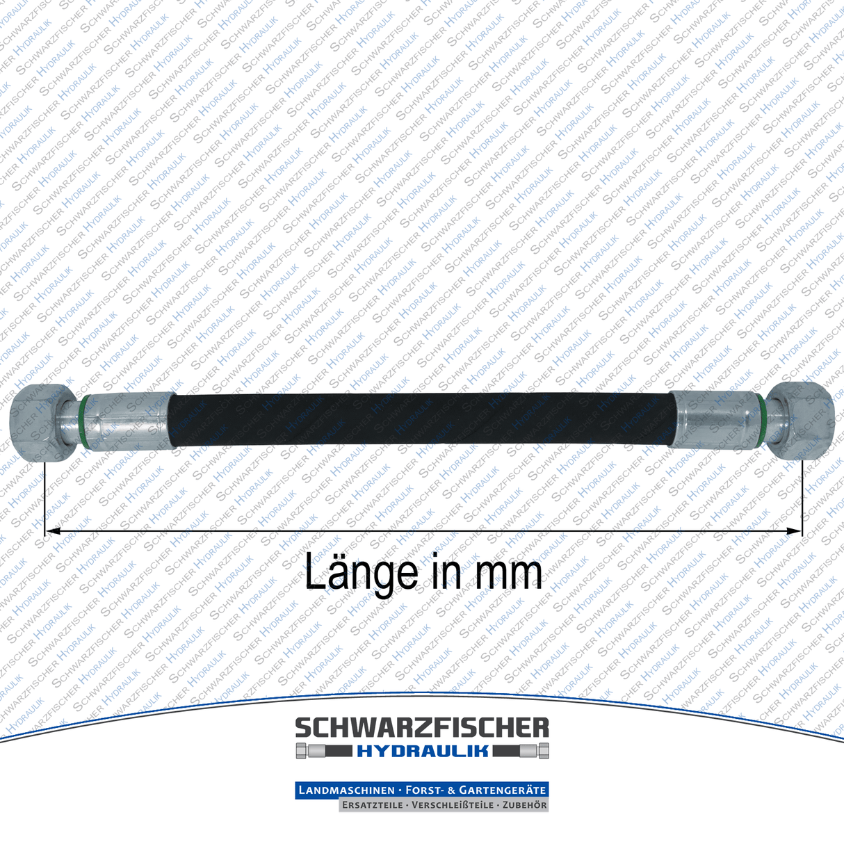 Hydraulikschlauch 2SC DN12 - 15L DKOL/DKOL M22x1,5 | Längen ab 5050mm von Schwarzfischer Hydraulik