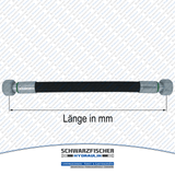 Hydraulikschlauch 2SC DN06 - 6S DKOS/DKOS M14x1,5 | Längen bis 5000mm von Schwarzfischer Hydraulik