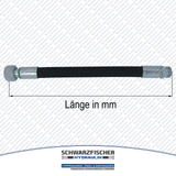 Hydraulikschlauch 2SC DN25 G1" DKR/AGR | Längen ab 5050mm von Schwarzfischer Hydraulik