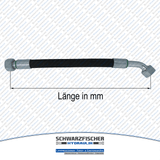 Hydraulikschlauch 2SC DN06 G1/8" DKR/DKR45 | Längen bis 5000mm von Schwarzfischer Hydraulik