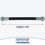 Hydraulikschlauch 2SC DN08 G3/8" DKR/DKR | Längen bis 5000mm von Schwarzfischer Hydraulik