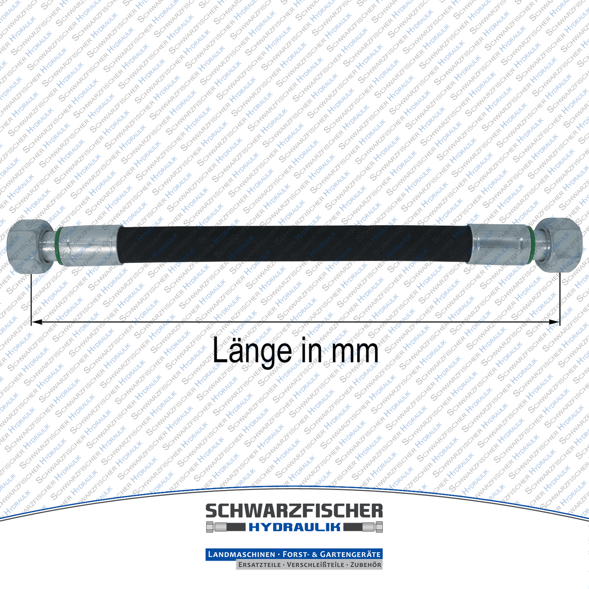 Hydraulikschlauch 2SC DN19 G3/4" DKR/DKR | Längen bis 5000mm von Schwarzfischer Hydraulik