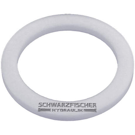 Ersatzdichtung in PTFE für Anschweißverschraubung trennbar flach dichtend in Edelstahl 1.4408 von Schwarzfischer Hydraulik