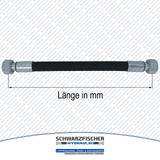 Hydraulikschlauch 2SC DN12 G1/2" DKR/DKR | Längen bis 5000mm von Schwarzfischer Hydraulik