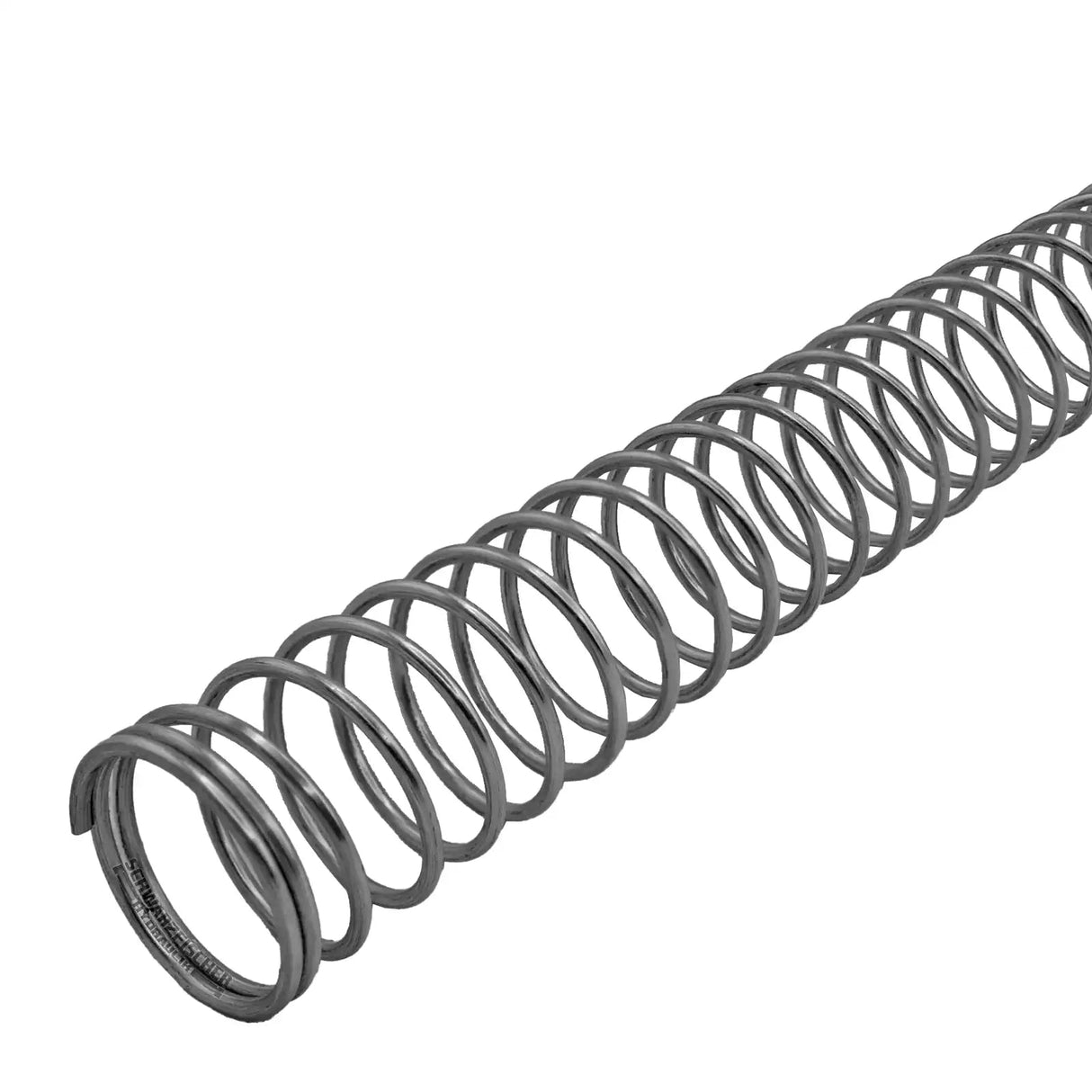 Scheuerschutzspirale rund aus Metall, weiß verzinkt von Schwarzfischer Hydraulik