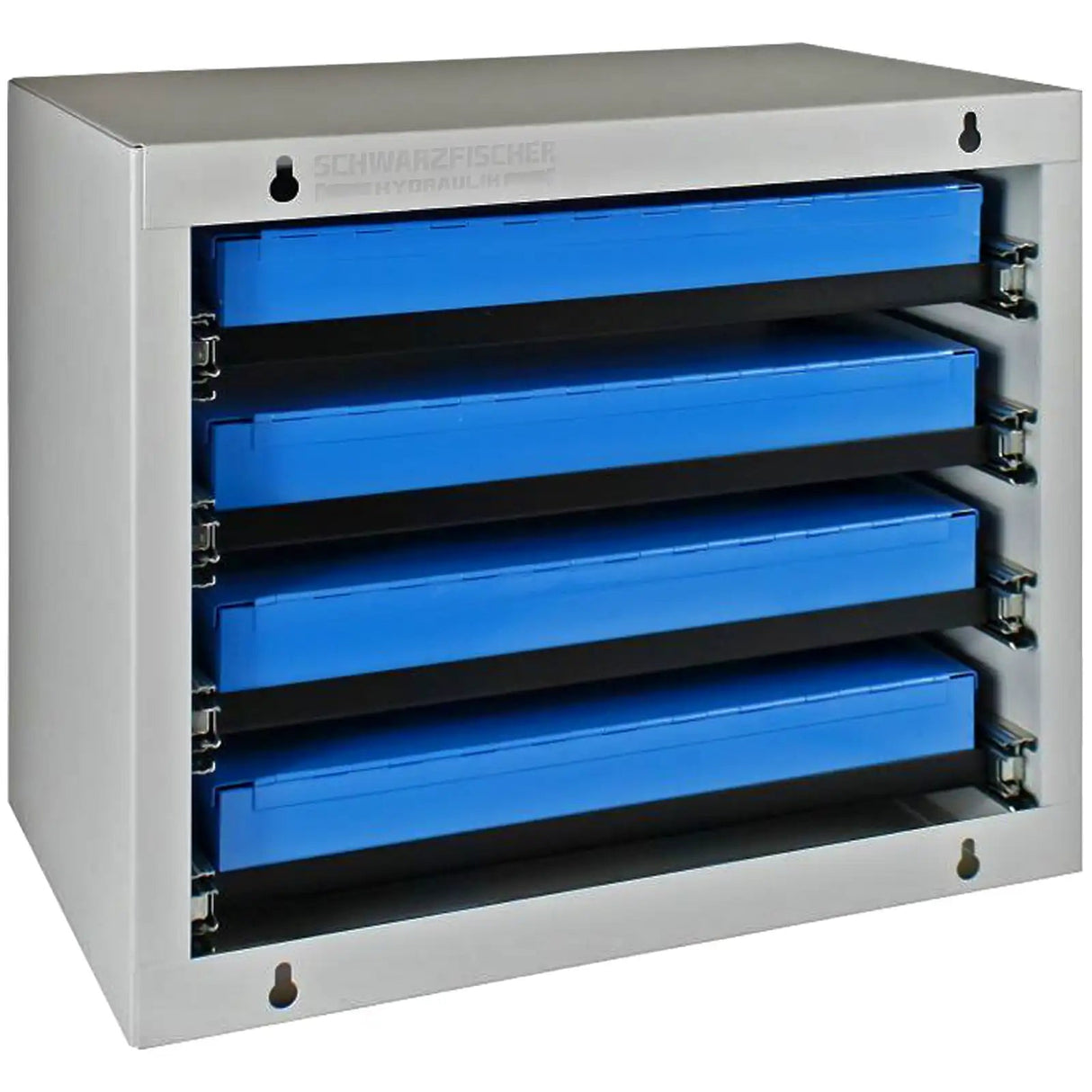 Werkzeug - Tresor Stahlblech inklusive 4 Stahlblechkasten ohne Einlage von Schwarzfischer Hydraulik